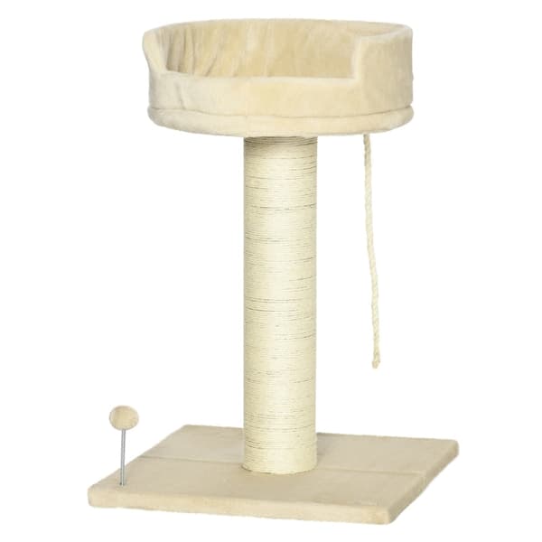 Rootz Cat Tree Play Tower - Kradsestolpe - Klatreaktivitetscenter - Plys komfort - 55 cm x 55 cm x 83 cm