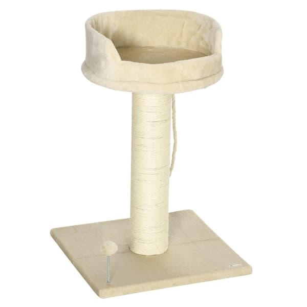 Rootz Cat Tree Play Tower - Kradsestolpe - Klatreaktivitetscenter - Plys komfort - 55 cm x 55 cm x 83 cm