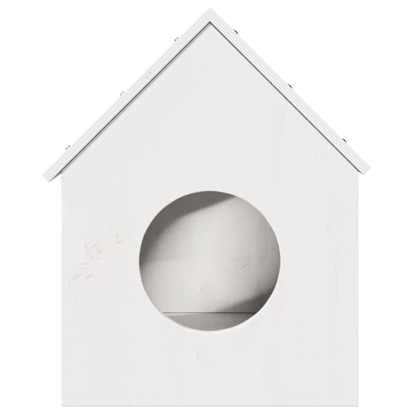vidaXL Katthus vit 41x50x50 cm massiv furu