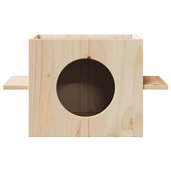 vidaXL Kattehus 51x35x30 cm heltre furu