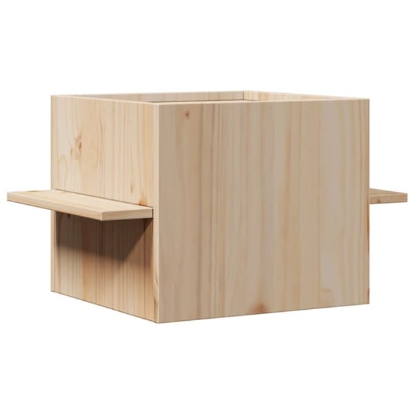 vidaXL Kattehus 51x35x30 cm heltre furu