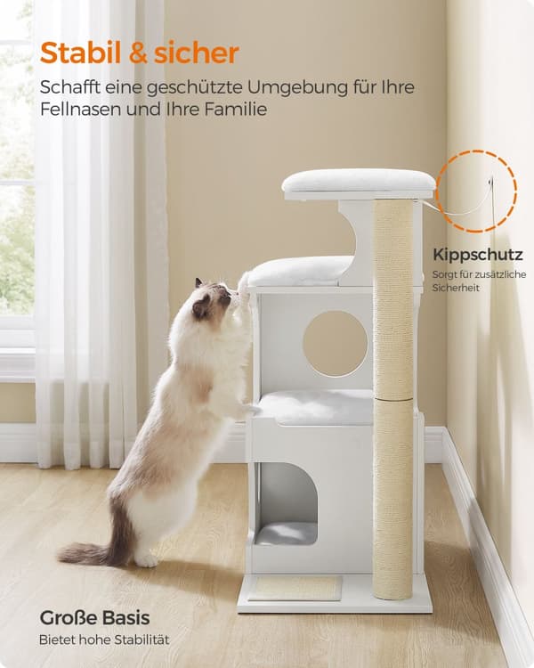 Scratching Post - 86 cm - Med Cave & Column