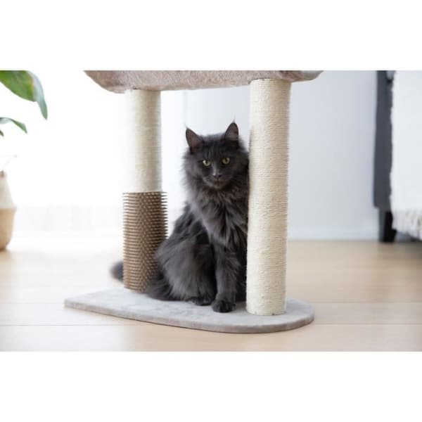 KERBL - Kattträd Ambiance Taupe - 49x35x56 cm - Taupe - Sisal