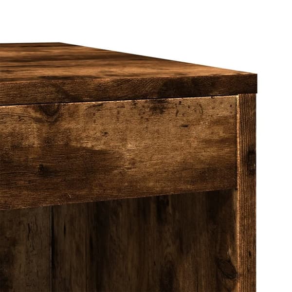 vidaXL Skap til kattetoalett røkt eik 47x59x42 cm konstruert tre