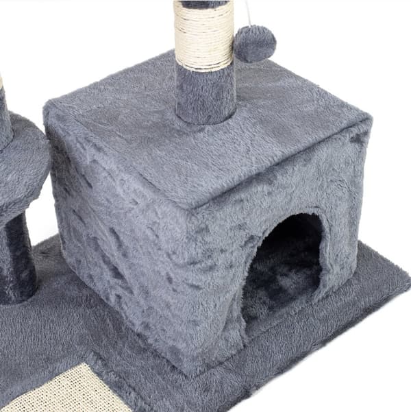 Modern Antracitgrå Kattklösträd - Elegant 85cm Design för Stilfulla Inredningar