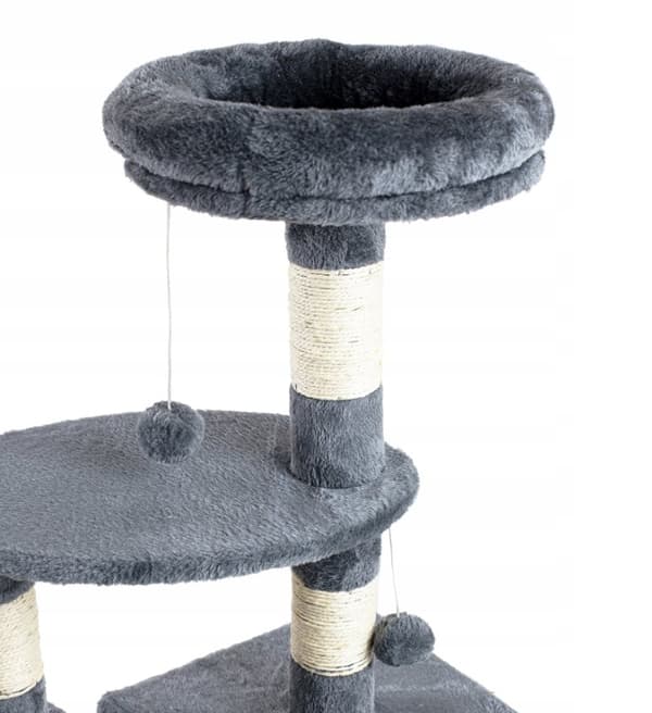 Modern Antracitgrå Kattklösträd - Elegant 85cm Design för Stilfulla Inredningar