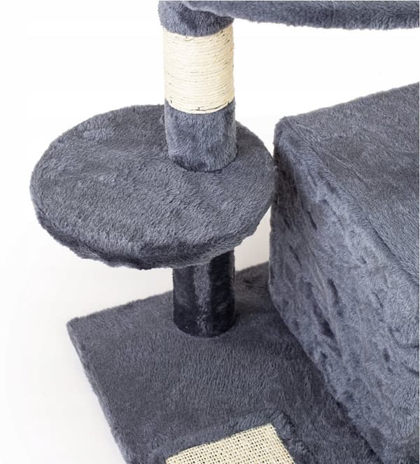 Modern Antracitgrå Kattklösträd - Elegant 85cm Design för Stilfulla Inredningar