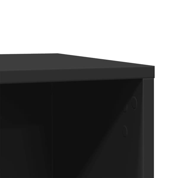 vidaXL Skap til kattetoalett svart 80x50x45 cm konstruert tre