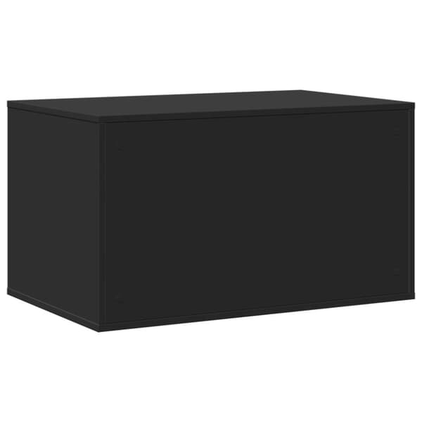 vidaXL toiletskjuler til kattebakke 80x50x45 cm konstrueret træ sort