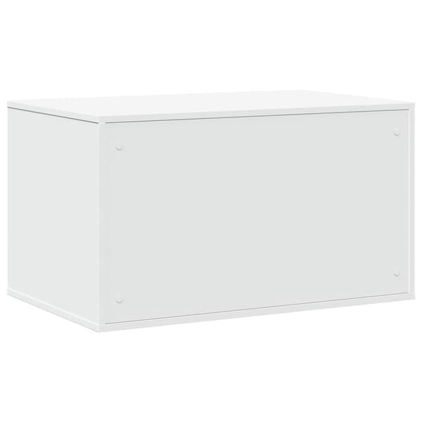 vidaXL toiletskjuler til kattebakke 80x50x45 cm konstrueret træ hvid