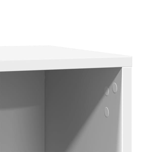 vidaXL toiletskjuler til kattebakke 80x50x45 cm konstrueret træ hvid