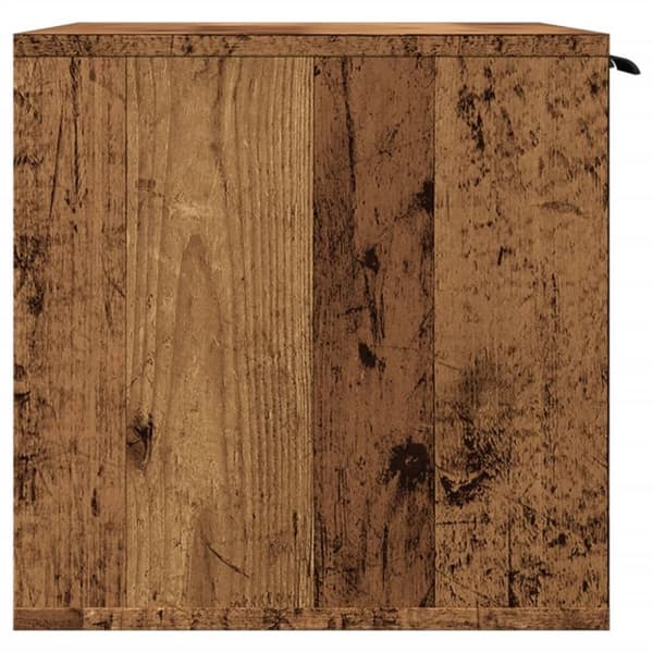 vidaXL Skap til kattetoalett gammelt tre 80x50x45 cm konstruert tre
