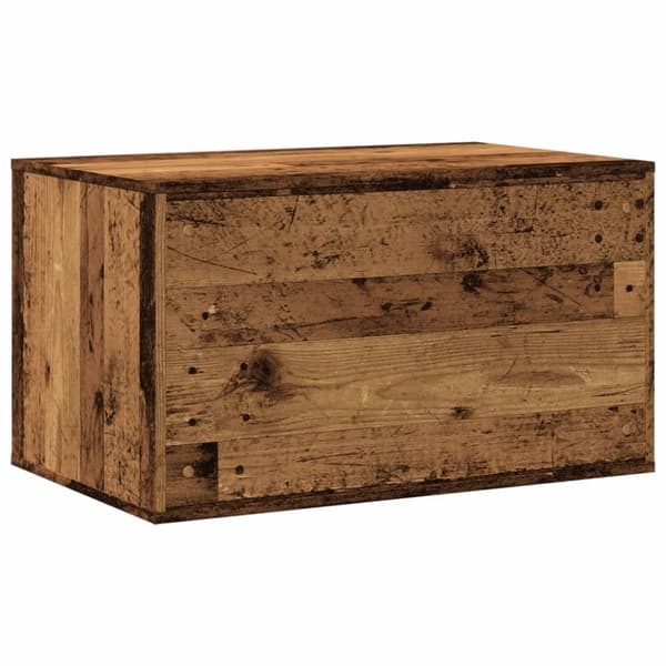 vidaXL Skap til kattetoalett gammelt tre 80x50x45 cm konstruert tre
