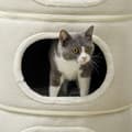 Miniatyrbild 8 av 11: Rootz 4 Tier Cat Barrel - Cat Tower - Indoor Cat House - Scratch & Play - 51 cm Ø x 100 cm h