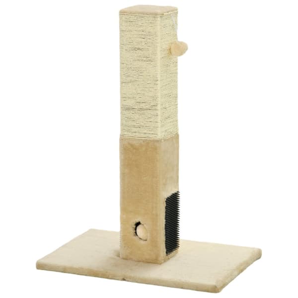 Rootz Cat Scratching Post - Cat Tree - Kitty Tower - Inkluderer legetøj - Jute Rope - 59,5 cm x 39 cm x 79 cm