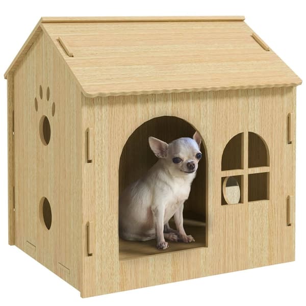 Rootzin sisäkoiran kennel/kissan talo - lemmikkieläinten suoja - viihtyisä eläinpaikka - optimaalinen ilmanvaihto - 49,5 cm x 41cm x 51cm