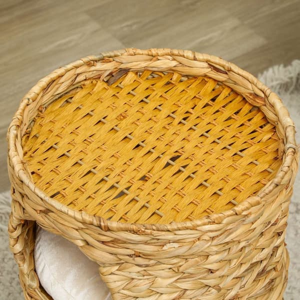 Rootzin naarmuuntuvan tynnyriin torni - kissan huoneisto - kissapuu - viihtyisät luolat - 40 cm x 50 cm x 22 cm - ihanteellinen kissoille 3,5 kg