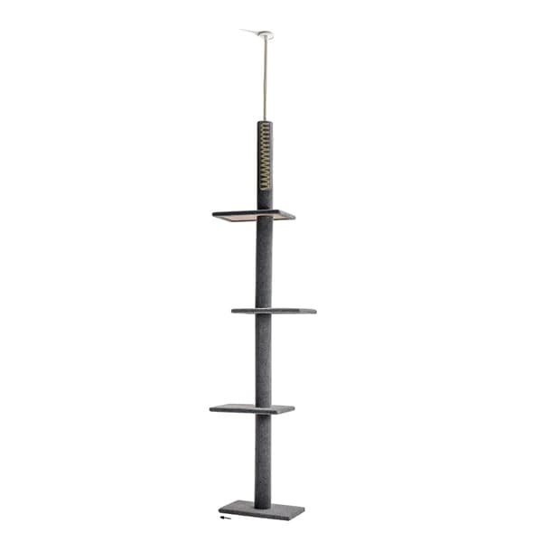 Kattetårn, Multi-niveau Design, Robust Trækonstruktion,ZJS-3255-F, som billede