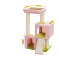 Miniatyrbillede 1 af 2: Kattetårn, Multi-niveau Design, Tykk Kradsepæle,AMT0267PK, L