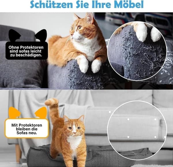 Kattklöseskyddsmatta – Möbelskyddsmatta, Soffskydd för kattklor