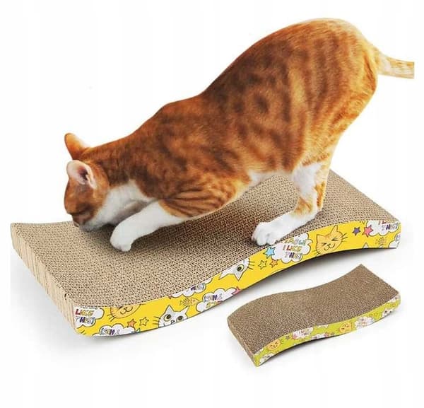 Cat Scratcher Seng Pap Båd 45cm Komfortabel Stald ØKOLOGISK