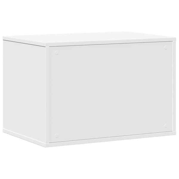 vidaXL Skåp för kattlåda vit 60x40x40 cm konstruerat trä