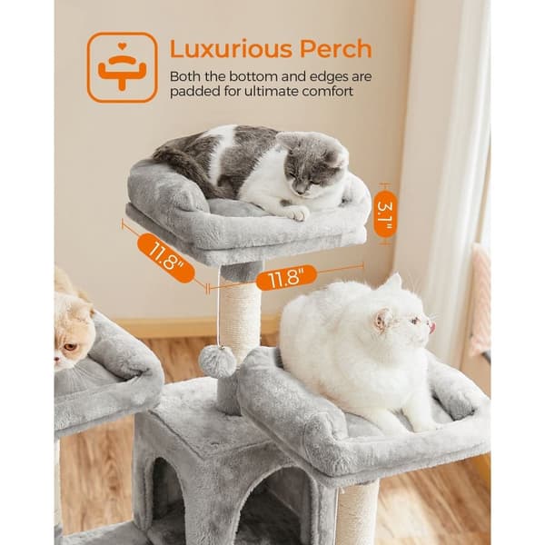 Scratching Post XXL - 168 cm hög - ljusgrå