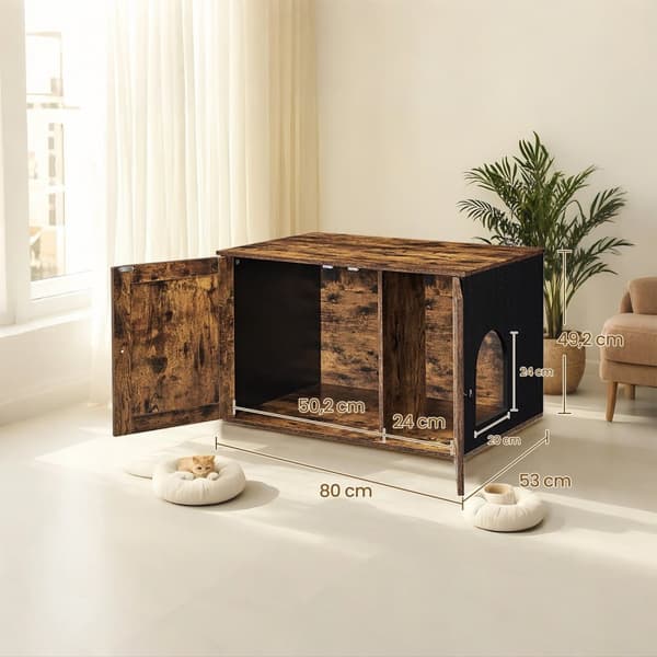 CAT House, kissan leipomo irrotettava ja väliseinä, sivupöytä