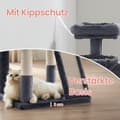 Miniatyrbillede 5 af 6: Skrabepost, skrabepost med stor platform, katte ridseplads med hule og hængende kurv