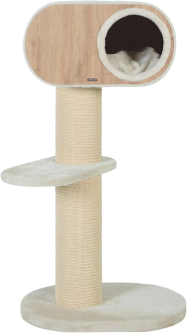 ZOLUX Klösträd Wonderful Cat 2 färg beige - klösträd för katt - 60 x 42,5 x 114 cm