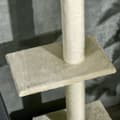 Miniatyrbillede 5 af 7: Rootz Scratching Tree Sisal Stem - Cat Tower - Activity Playhouse - Højdejusterbar - 4 niveauer - 40b x 31t x 230-260h cm