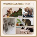 Miniatyrbild 5 av 10: Rootz Scratching Tree Cat Bed - Cat Basket - Play Ball - Mjuk plyschkomfort - 40 cm x 40 cm x 49 cm - Grå, brun