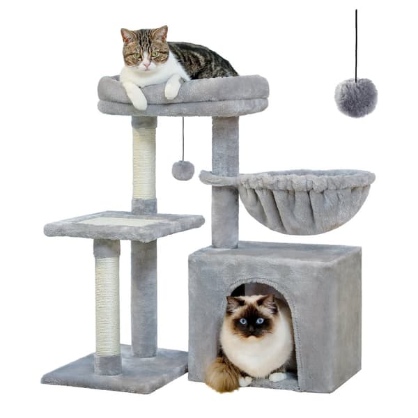 Kattträd, Flerplansdesign, Sisal Klösträd,M, AMT0208GR