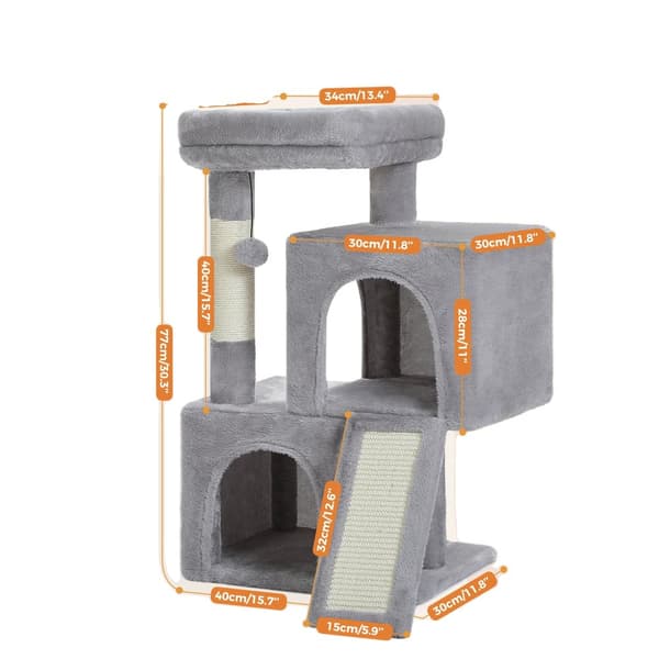 Kattetårn, rummelige lejligheder, robust konstruktion,AMT0253GY-a, L