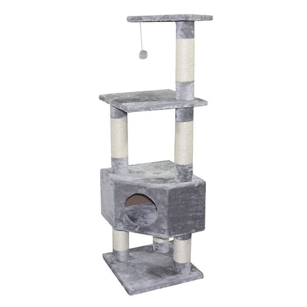 EBI Classic-Eco Palazzo Cat Tree - 40x40xH135cm - Svart