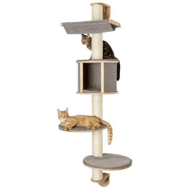 Kattträd - Kerbl - Dolomit Tofana - 168 cm - Grå - Inomhus