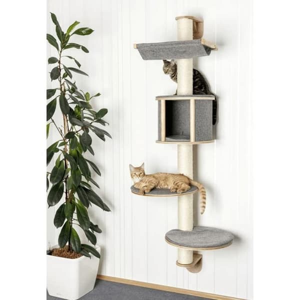 Kattträd - Kerbl - Dolomit Tofana - 168 cm - Grå - Inomhus