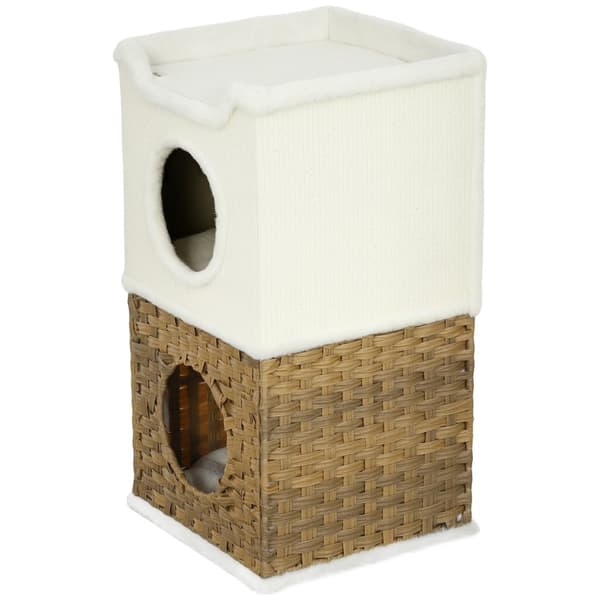 Klösbarrel, 41x41x75.5 cm, Krämvit