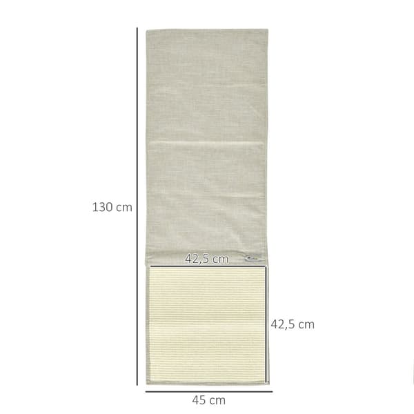 Klösmatta, 130x45x0.3 cm, Beige+Grå