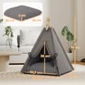 Pikkukuva 3 / 9: Lemmikkien teltta, tipi, 60x60x76 cm, harmaa