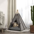 Pikkukuva 2 / 9: Lemmikkien teltta, tipi, 60x60x76 cm, harmaa