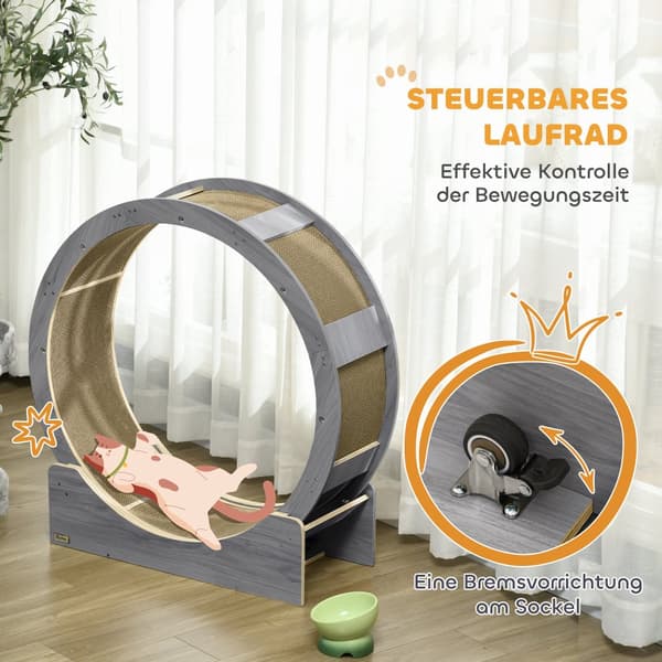 Kat Motion Wheel, 91x33.5x94 cm, Grå
