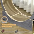 Miniatyrbillede 7 af 9: Kat Motion Wheel, 91x33.5x94 cm, Grå