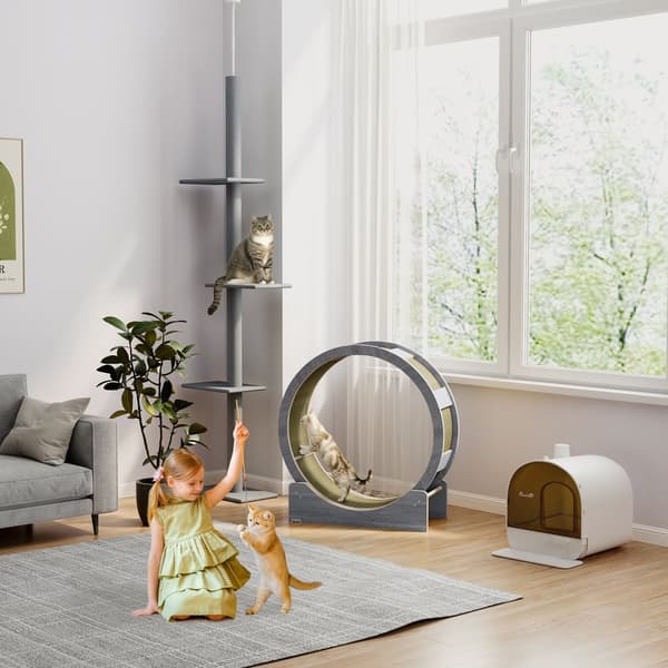 Kat Motion Wheel, 91x33.5x94 cm, Grå