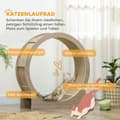 Miniatyrbillede 4 af 9: Katte motionshjul, Aosom, 91x33.5x94 cm, Valnød