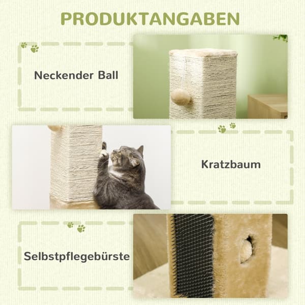 Klöspelare, 59.5x39x79 cm, Beige