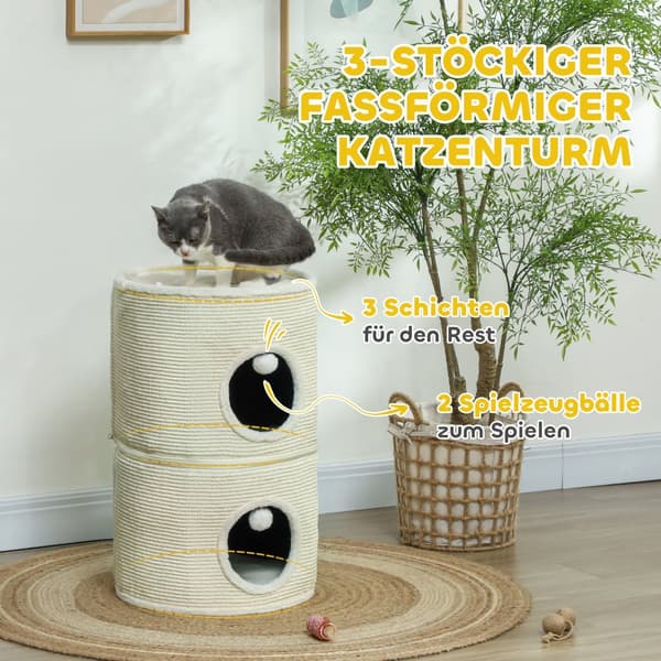 Klösbarrel, 42x69 cm, Krämvit