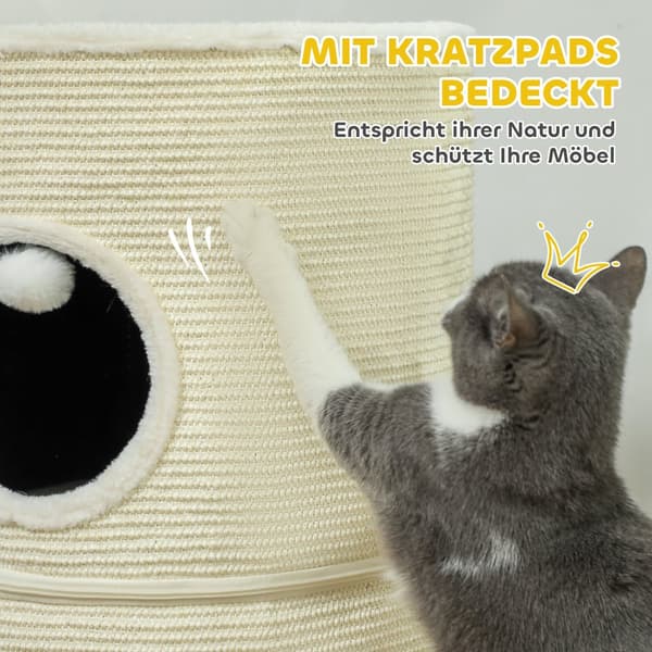 Klösbarrel, 42x69 cm, Krämvit