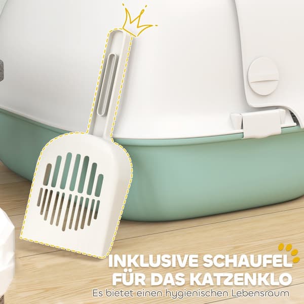 Kat Toilet, 58x46x39 cm, Grøn