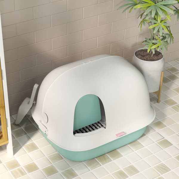 Kat Toilet, 58x46x39 cm, Grøn